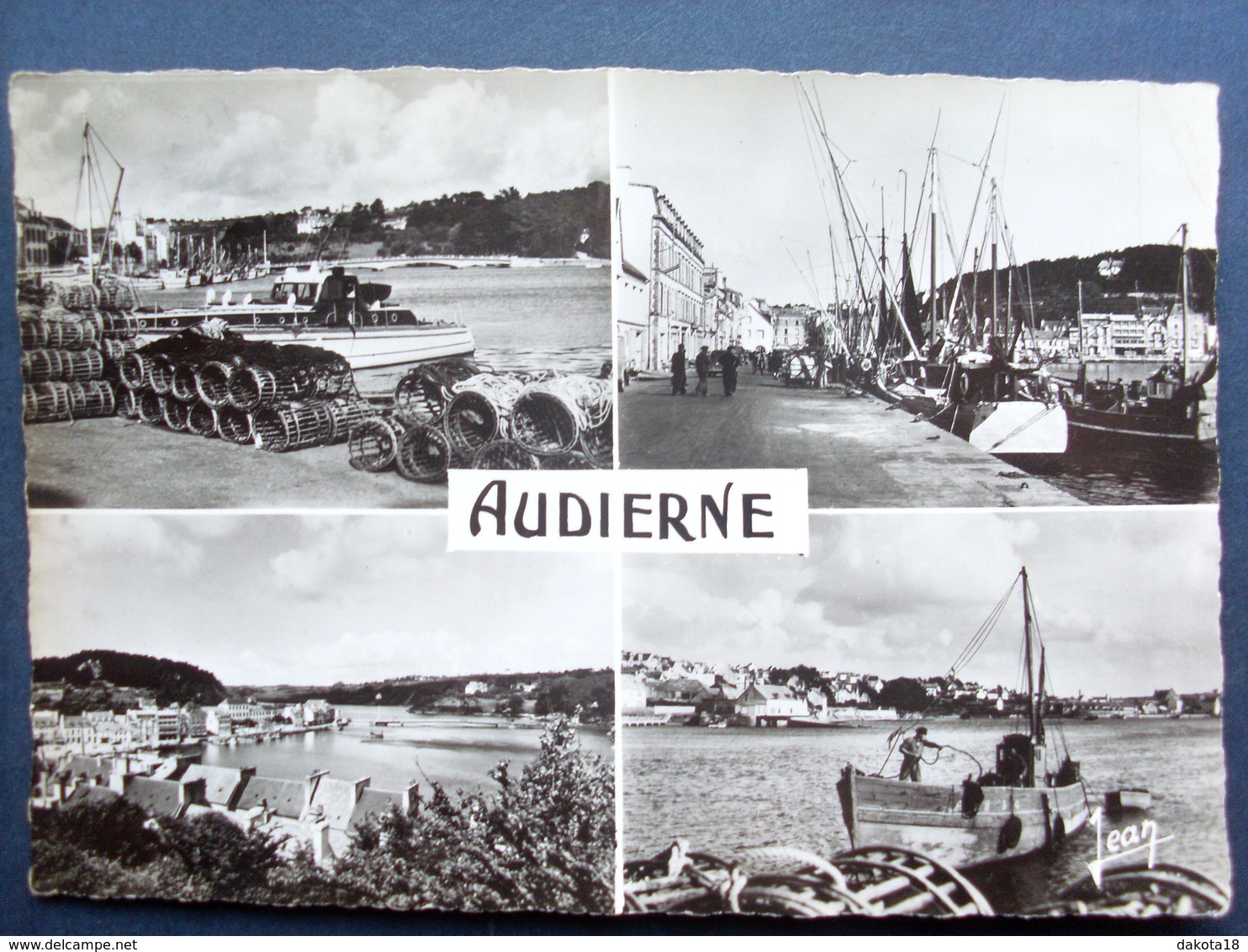 29 ,audierne ,le Port ,vues Diverses En 1957....  .circulée  Timbrée....cpsm....gf - Audierne