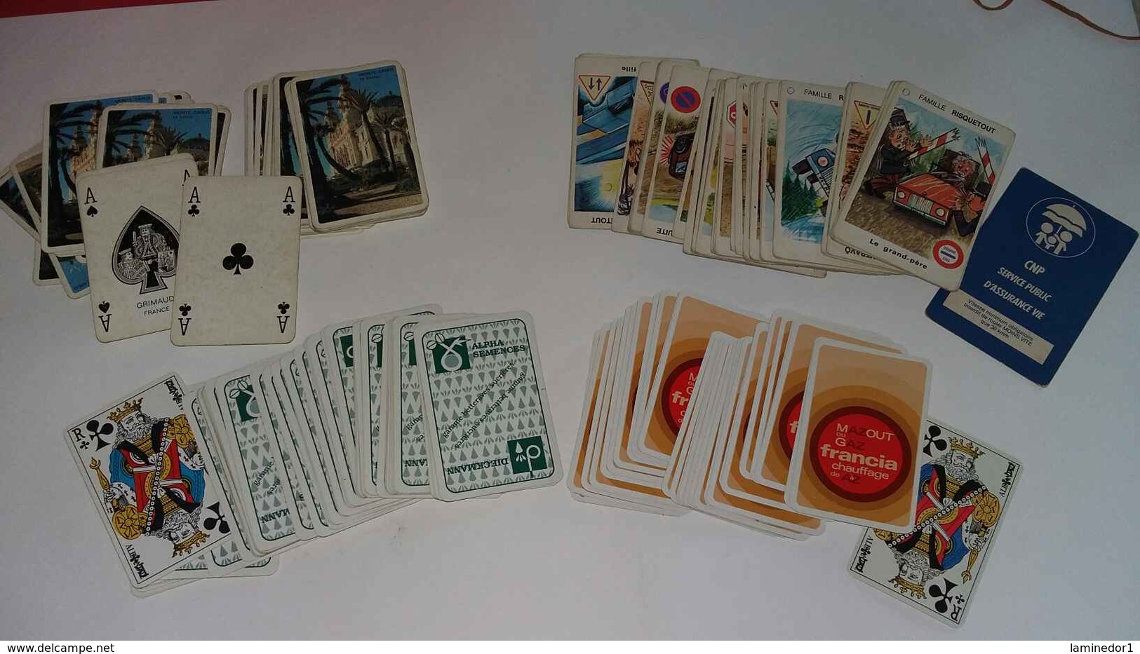 4 Jeu De Cartes Pour Collection Ou Jouer....................... - Sonstige & Ohne Zuordnung