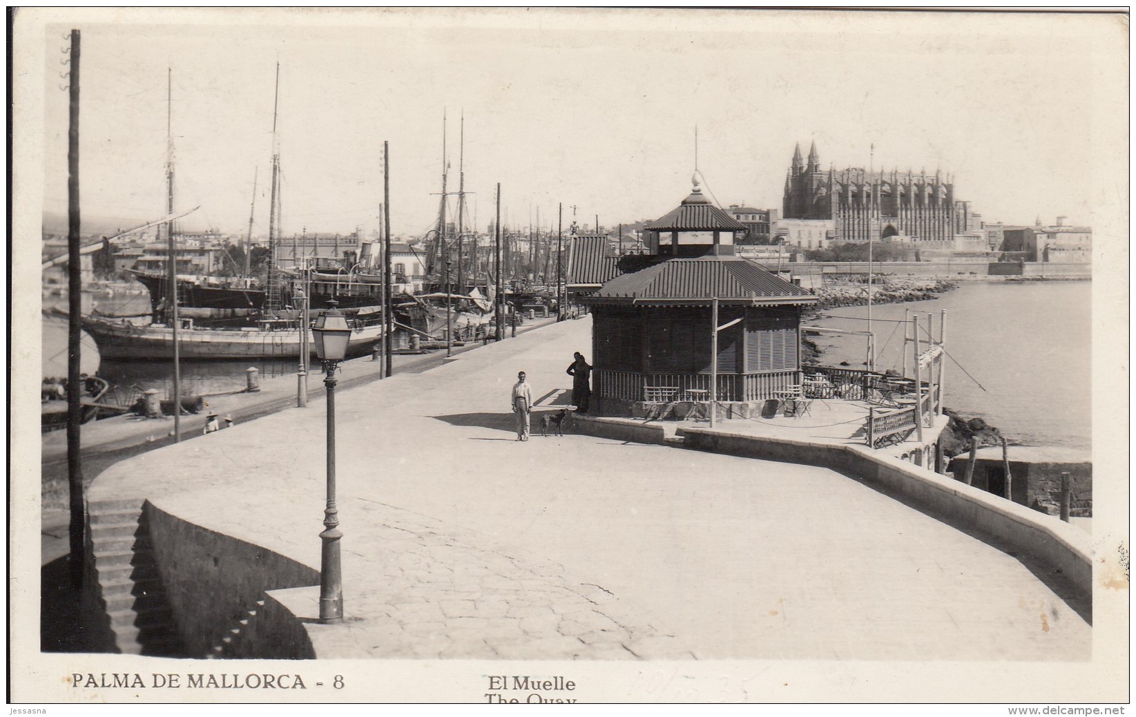 AK - (Spanien) PALMA DE MALLORCA - El Muelle 1935 - Mallorca