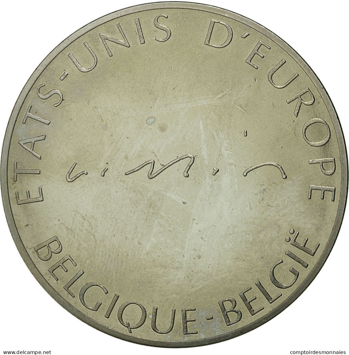 Belgique, Médaille, Etats-Unis D'Europe, FDC, Silvered Bronze - Autres & Non Classés