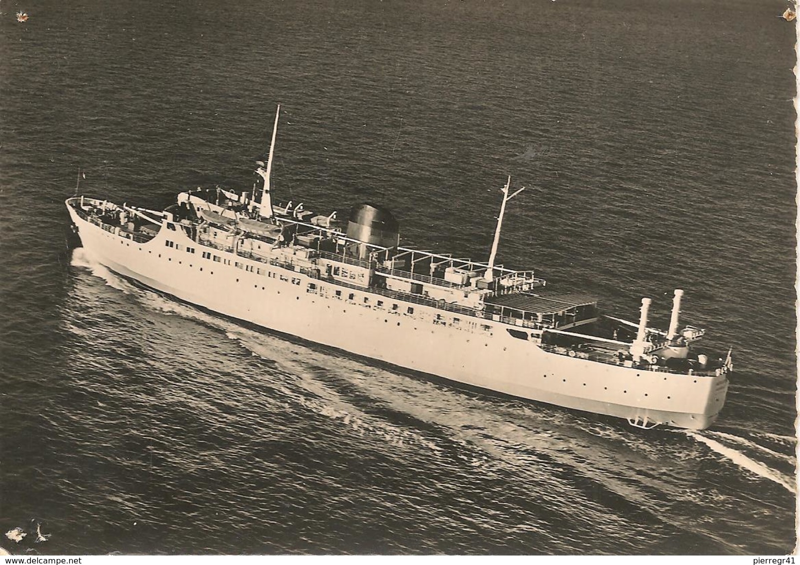 CPA-1950-FERRY-PAQUEBOT -LIAISION - CORSE-Le NAPOLEON- Cie C.G.Transatlantique -BE - Ferries