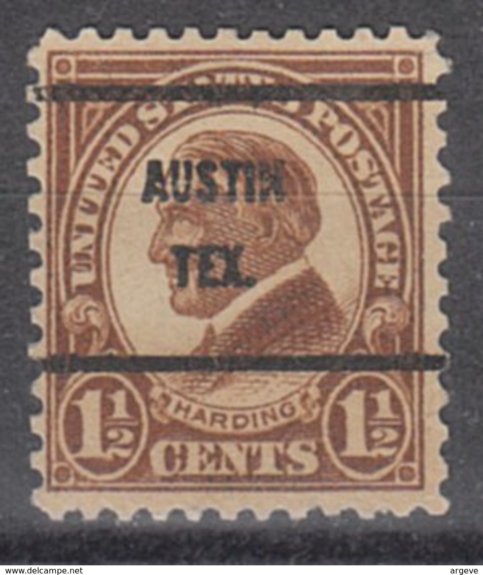 USA Precancel Vorausentwertung Preo, Bureau Texas, Austin 633-61 - Vorausentwertungen