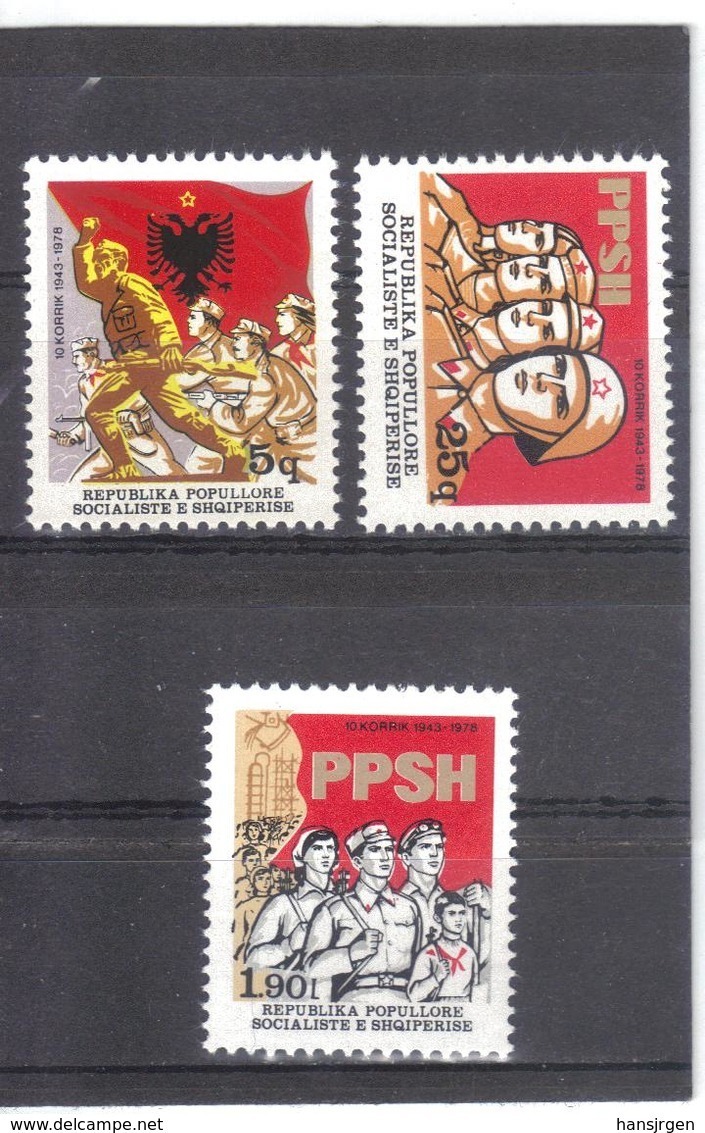 ALB20  ALBANIEN 1978  MICHL  1970/72 ** Postfrisch SIEHE ABBILDUNG - Albania