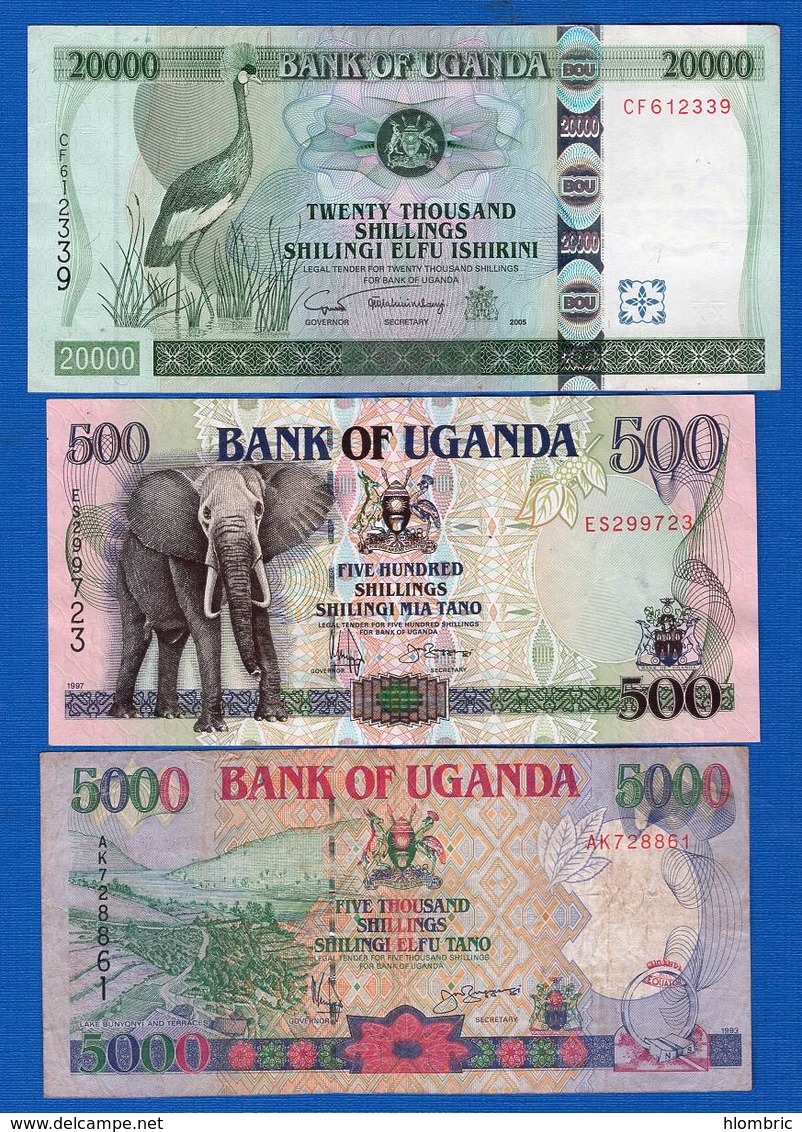 Ouganda  6  Billets - Uganda