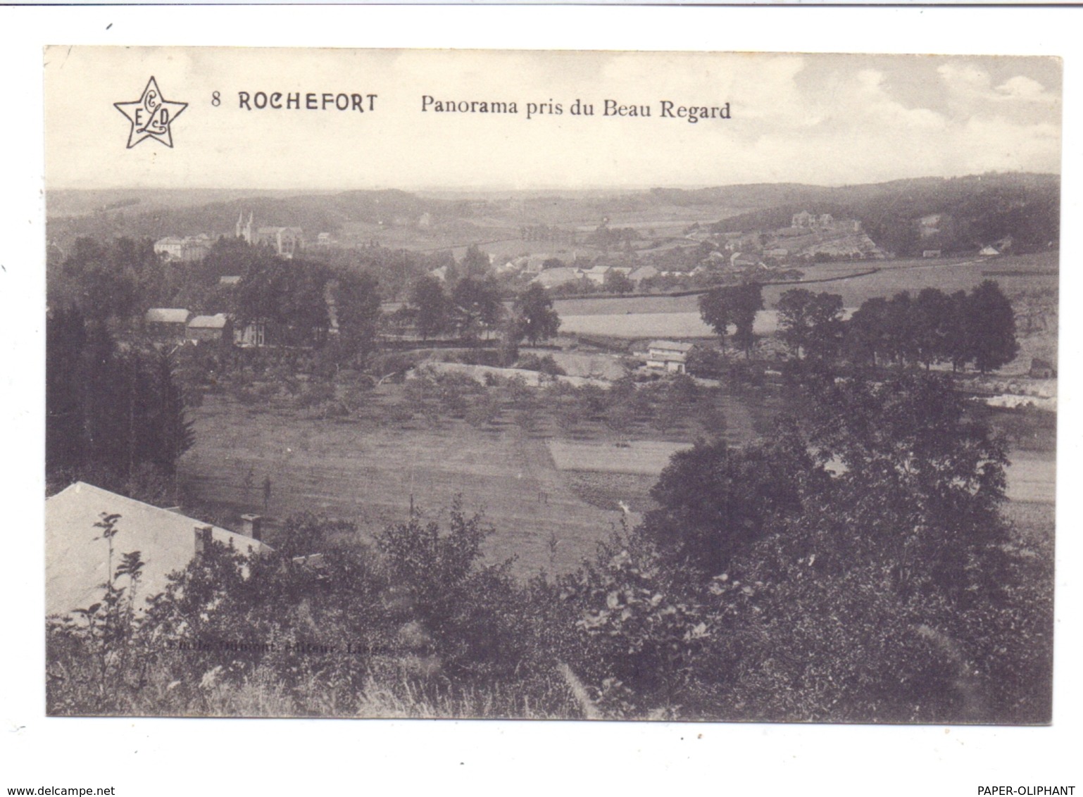 B 5580 ROCHEFORT, Panorama Pris De Beau Regard - Rochefort