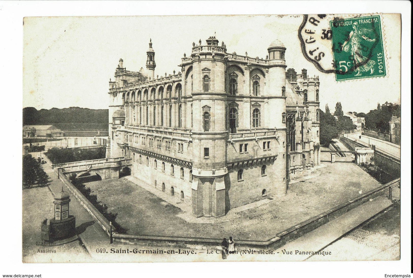 Carte Postale -  FRANCE - St. Germain En Laye - Son Château - 1913- S1311 - St. Germain En Laye (Château)