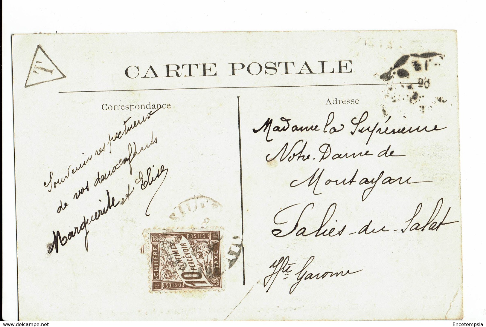 Carte Postale -  FRANCE - St. Germain En Laye - Son Château - 1913- S1311 - St. Germain En Laye (Château)