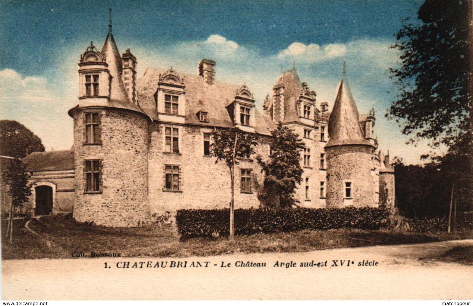 CHATEAUBRIANT -44- LE CHATEAU ANGLE SUD EST XVI SIECLE - Châteaubriant