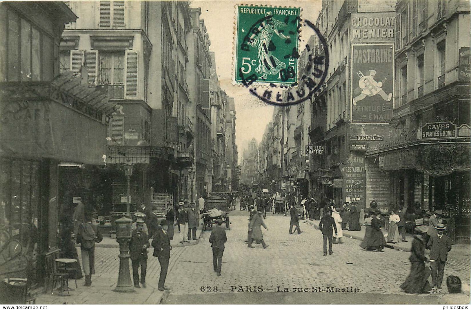 PARIS  La Rue Saint Martin - Arrondissement: 04