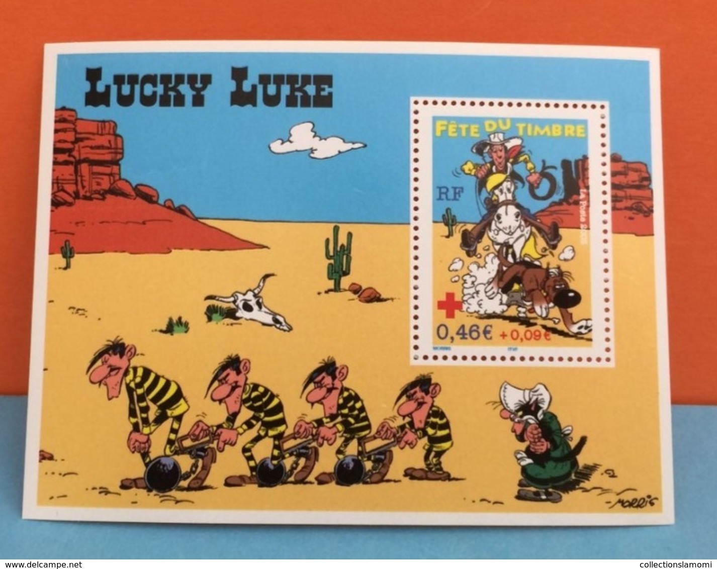 Blocs - Feuillet Neuf N°55 Y&T - Lucky Luke (de Morris.) 2003 - Fête Du Timbre Coté 3,00€ - Neufs