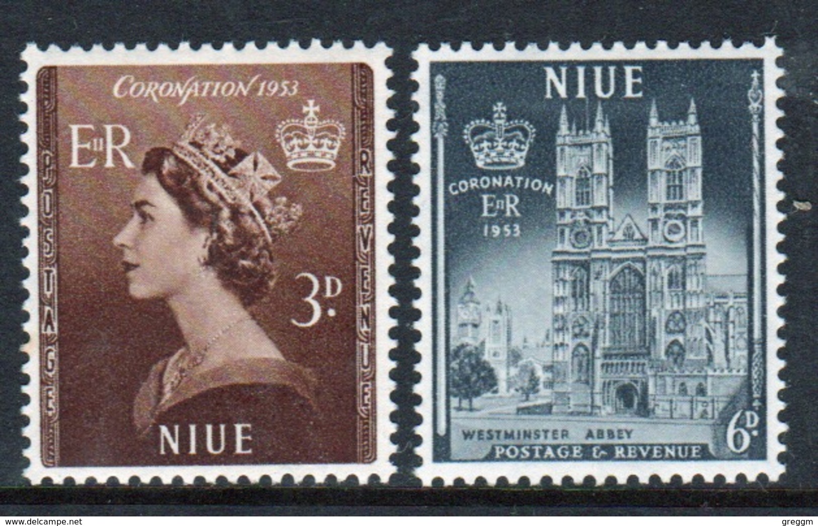 Niue Set Of Stamps Issued To Celebrate The 1953 Coronation. - Niue
