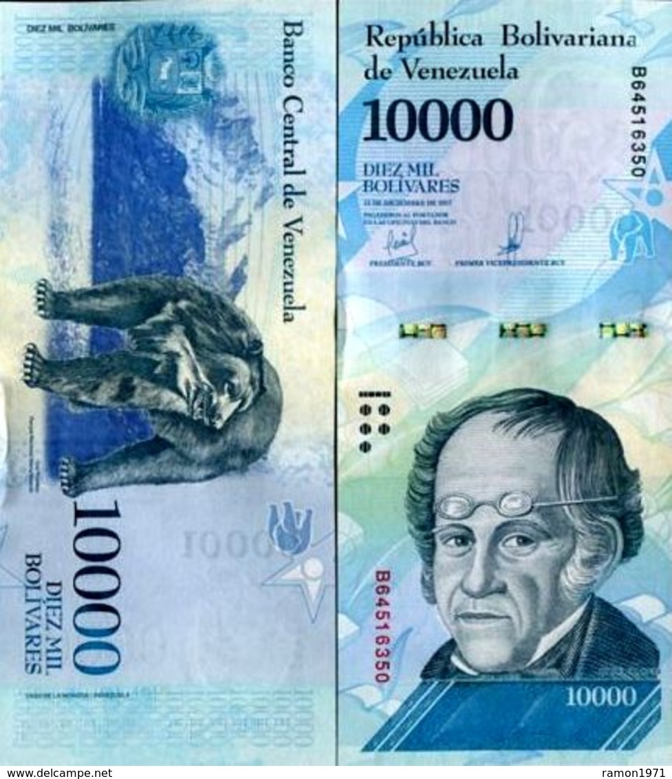 Venezuela - 10000 Bolivar 2017 UNC - Venezuela