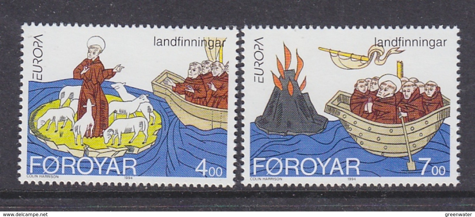 Europa Cept 1994  Faroe Islands  2v ** Mnh (39577G) - 1994