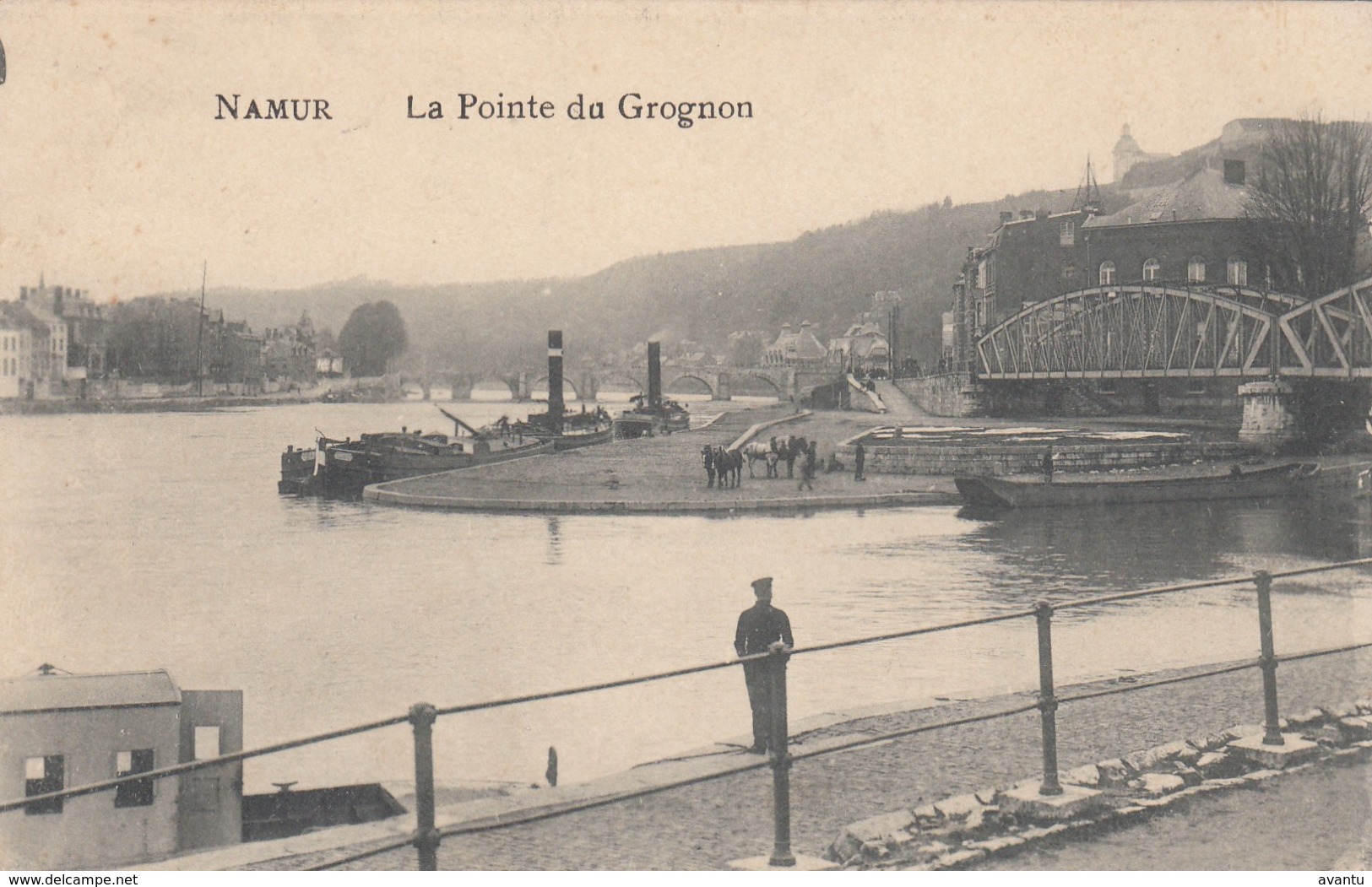 NAMUR / LA  POINTE DE GROGNON   / GUERRE 1914-18  / FELDPOST - Namen