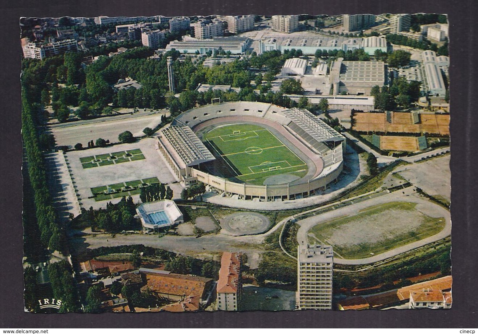 CPSM 13 - MARSEILLE - Vue Aérienne Du Stade - TB PLAN STADE VELODROME FOOTBALL - Football