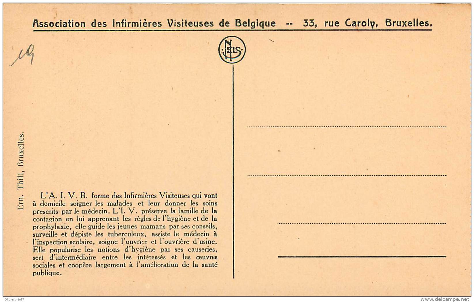 Ass. Infirmières Visiteuses 35 Rue Caroly : Examen Des Facultés Intellectuelles - Santé