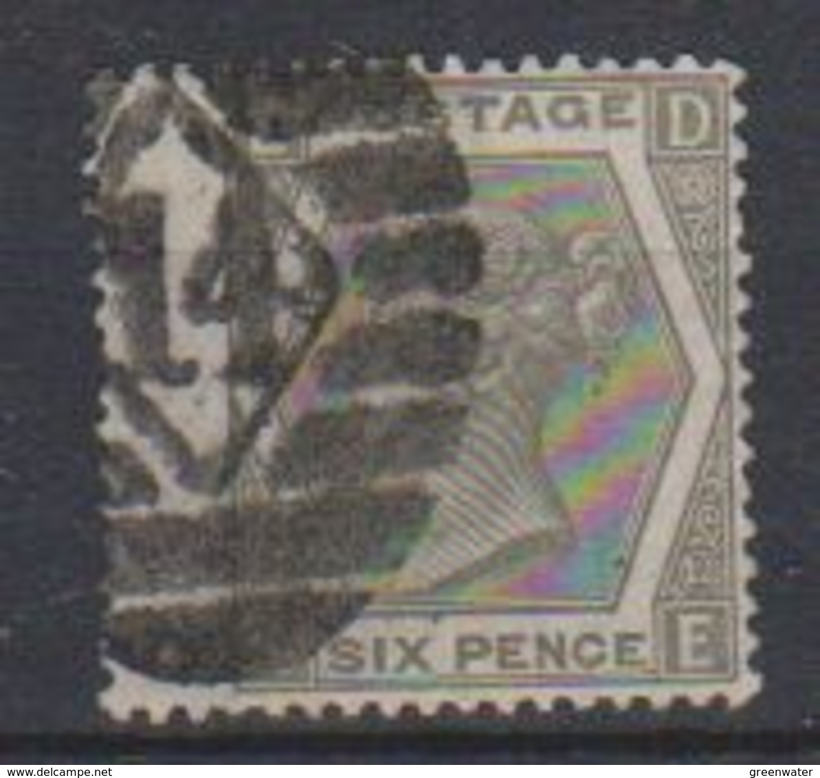 Great Britain 1874 Queen Victoria 6p Used (39589) - Used Stamps