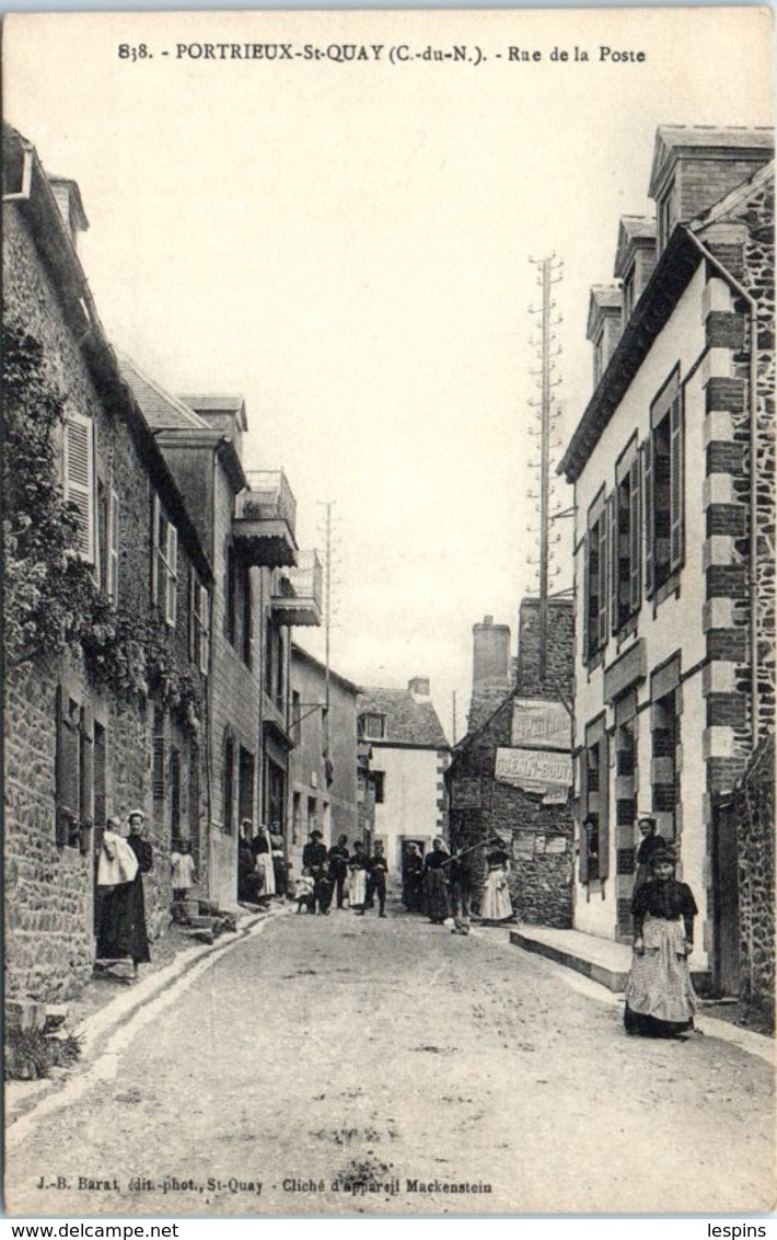 22 - PORTRIEUX - St Quay --  Rue De La Poste - Plouaret