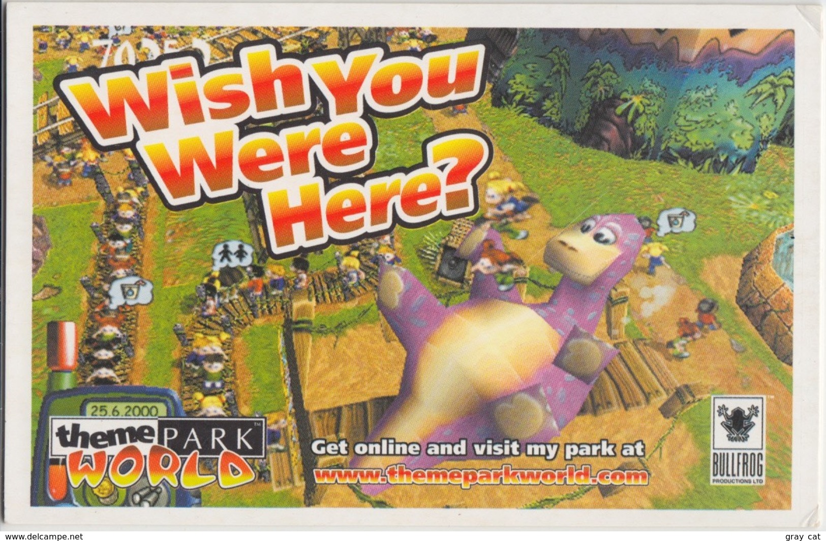 Wish You Were Here ? Theme Park World,  #1/6, Unused Postcard [21367] - Spielzeug & Spiele