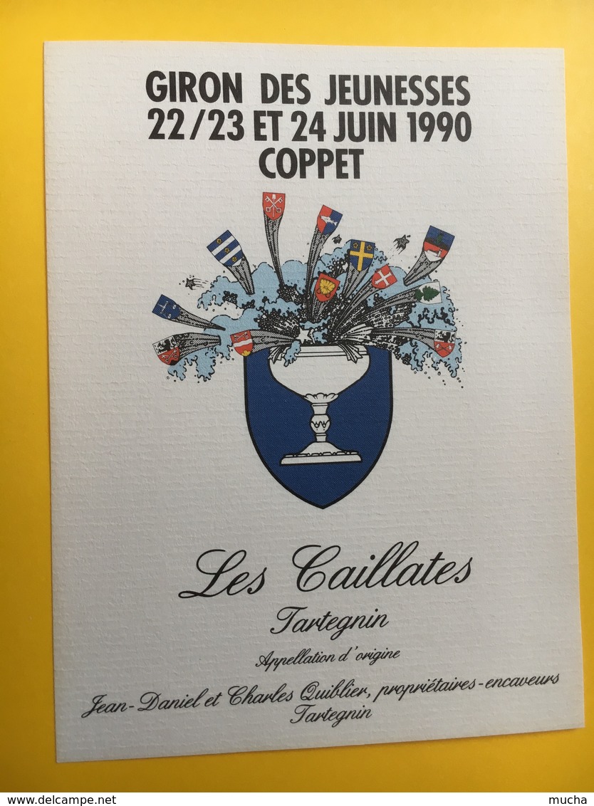 8625 -  Giron Des Jeunesses 1990 Coppet Suisse Les Caillates Tartegnin - Autres & Non Classés