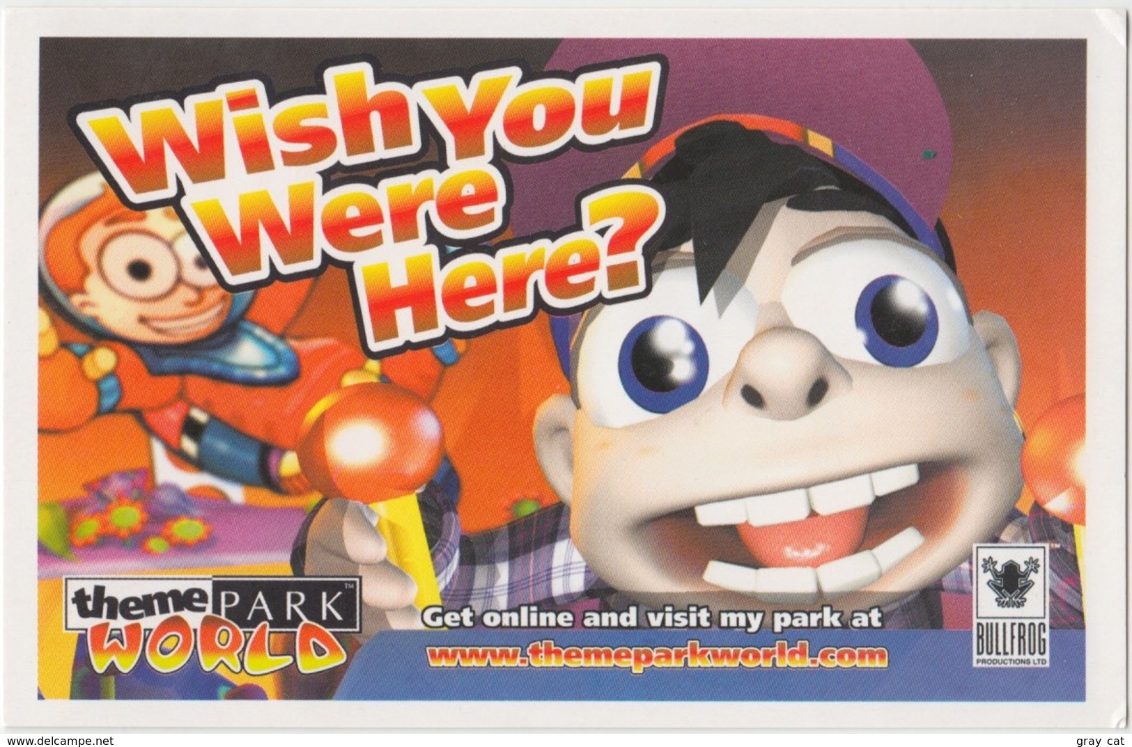 Wish You Were Here ? Theme Park World,  #3/6, Unused Postcard [21371] - Games & Toys