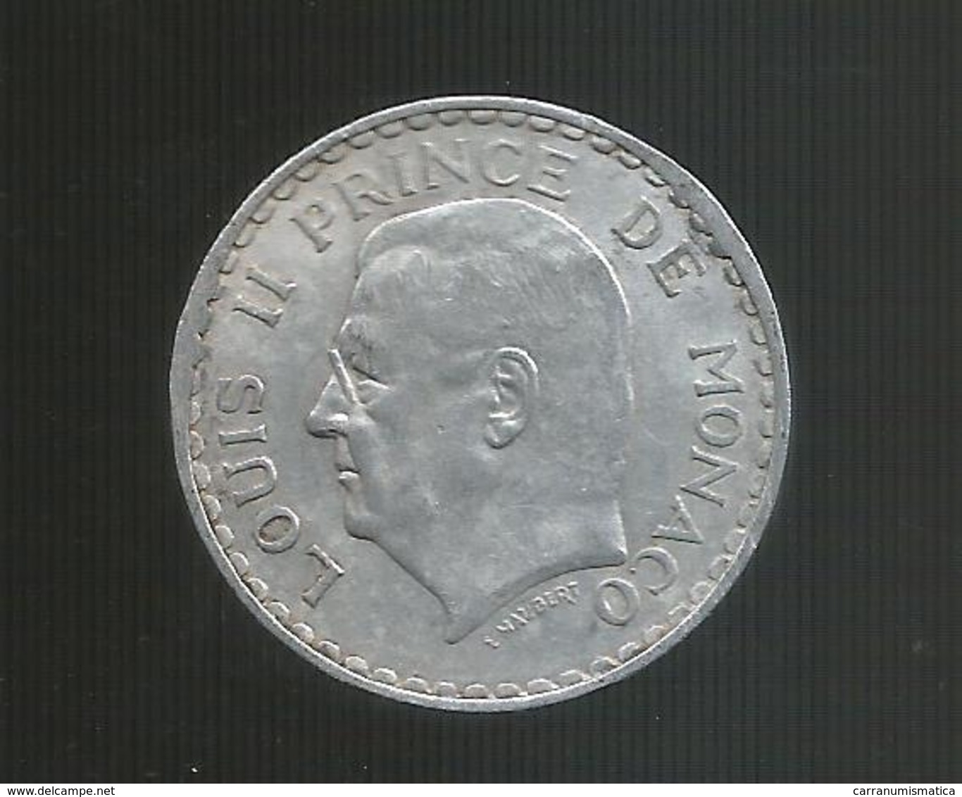 MONACO - Louis II - 5 FRANCS 1945 - 1922-1949 Luigi II