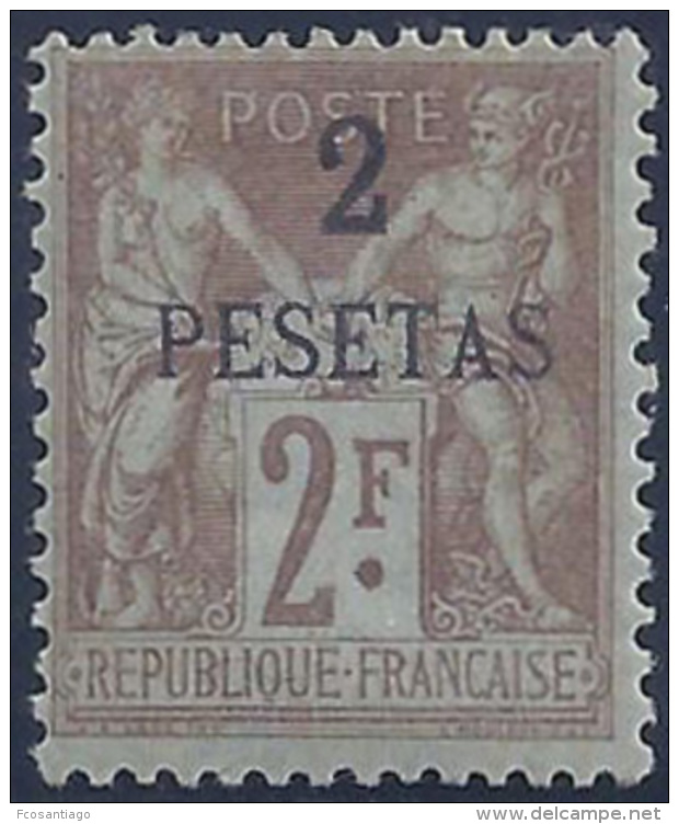 MARRUECOS FRANCES 1891/1900 - Yvert #8 - MLH * - Nuevos