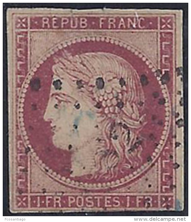FRANCIA 1849 - Yvert #6 - VFU - 1849-1850 Ceres