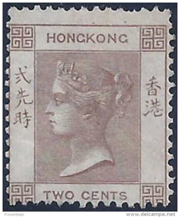 HONG KONG 1863/77 - Yvert #8 Sin Goma (*) - Neufs