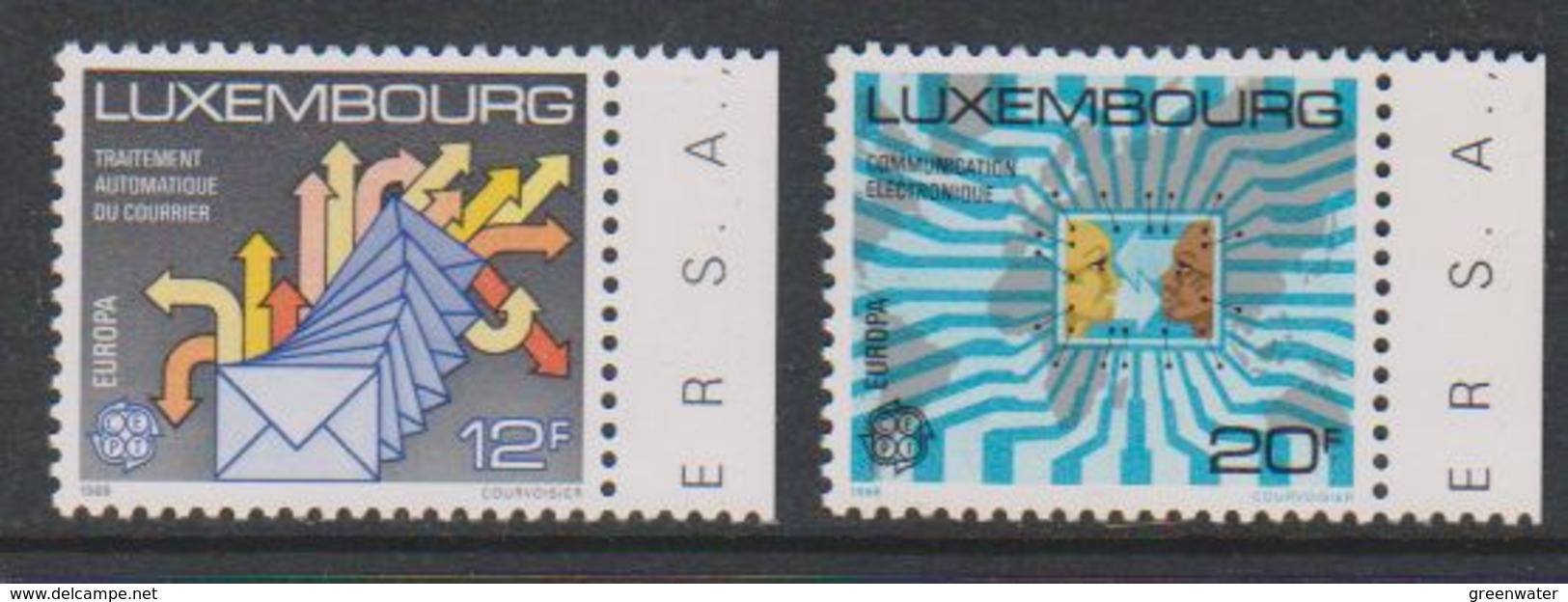 Europa Cept 1988 Luxemburg 2v ** Mnh (39600I) - 1988