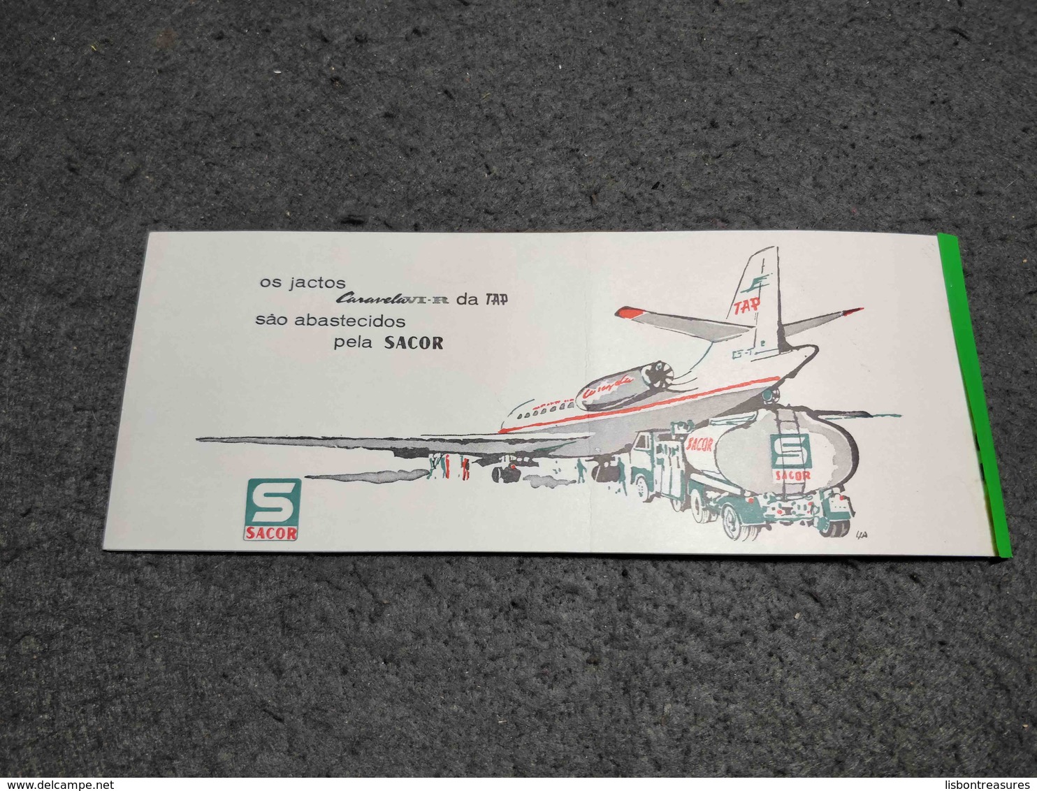 RARE VINTAGE TICKET PORTUGAL TAP AIR LINES  WITH SPANISH STAMP 1967 - Europe