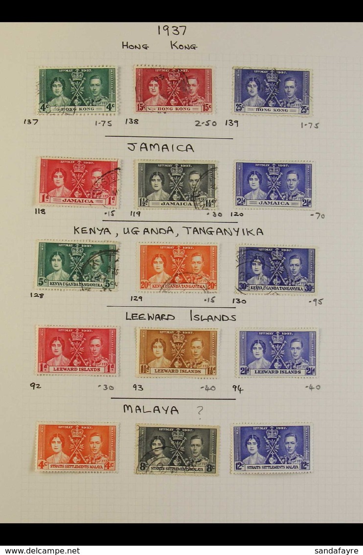 ROYALTY 1937-87 ALL DIFFERENT Collection Of Royalty Issues From Around The World Presented In SIX Albums, We See 1937 KG - Zonder Classificatie