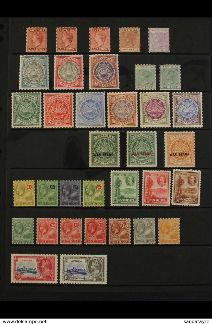 1882-1962 MINT COLLECTION Presented On A Pair Of Stock Pages. Includes 1882-87 QV CA Wmk (P14) Range To 1s, 1908-17 Set  - Andere & Zonder Classificatie