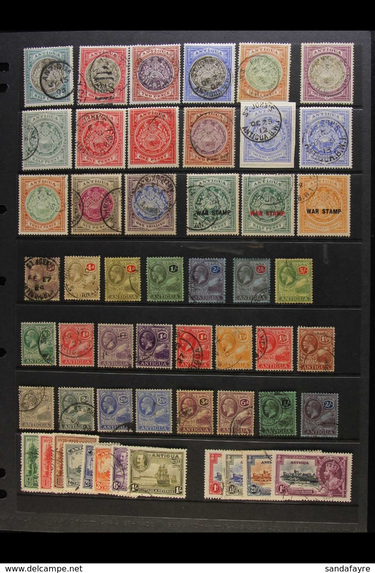 1903-1935 FINE USED COLLECTION With 1903-07 (CC) Set To 3d, Plus 2s6d; 1908-17 (Mult Crown CA) Set To 1s Including 2½d B - Andere & Zonder Classificatie