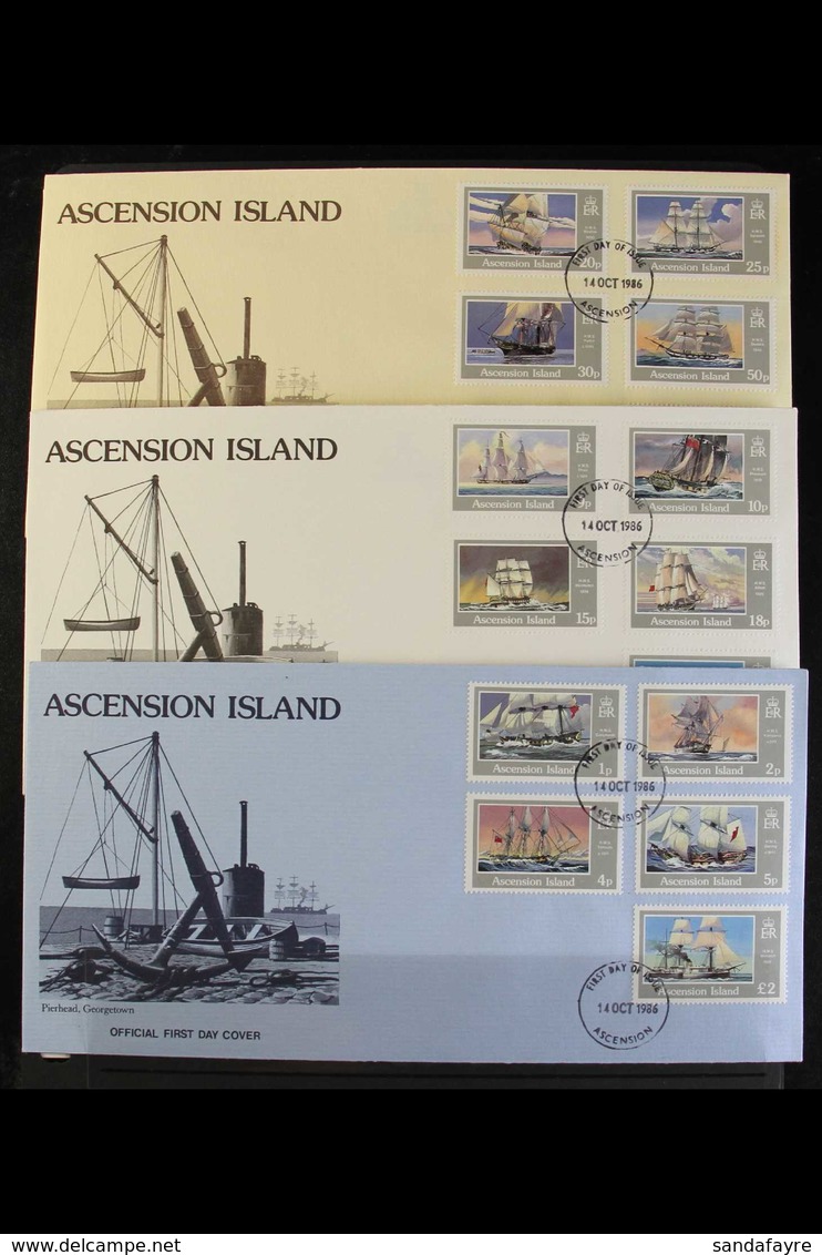 1981-2011 EXTENSIVE FIRST DAY COVER COLLECTION An Attractive, ALL DIFFERENT Collection Of Unaddressed & Illustrated Firs - Ascension (Ile De L')