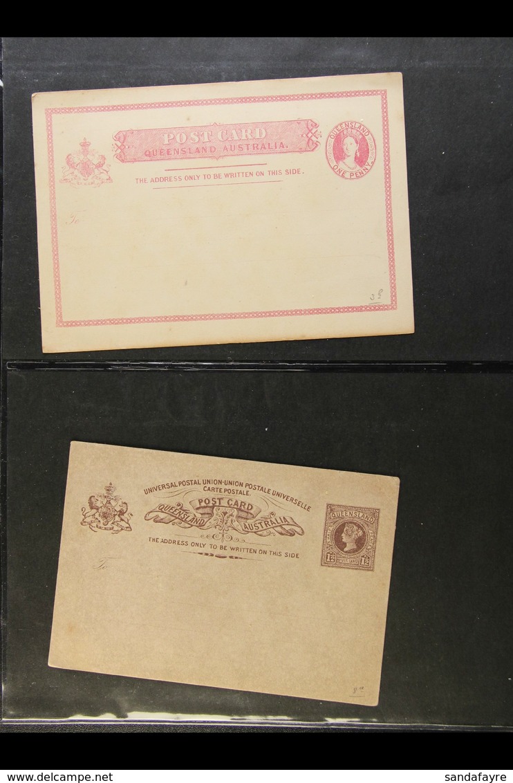 QUEENSLAND 1880's-1910's POSTAL STATIONERY Unused All Different Selection. (12 Items) For More Images, Please Visit Http - Autres & Non Classés