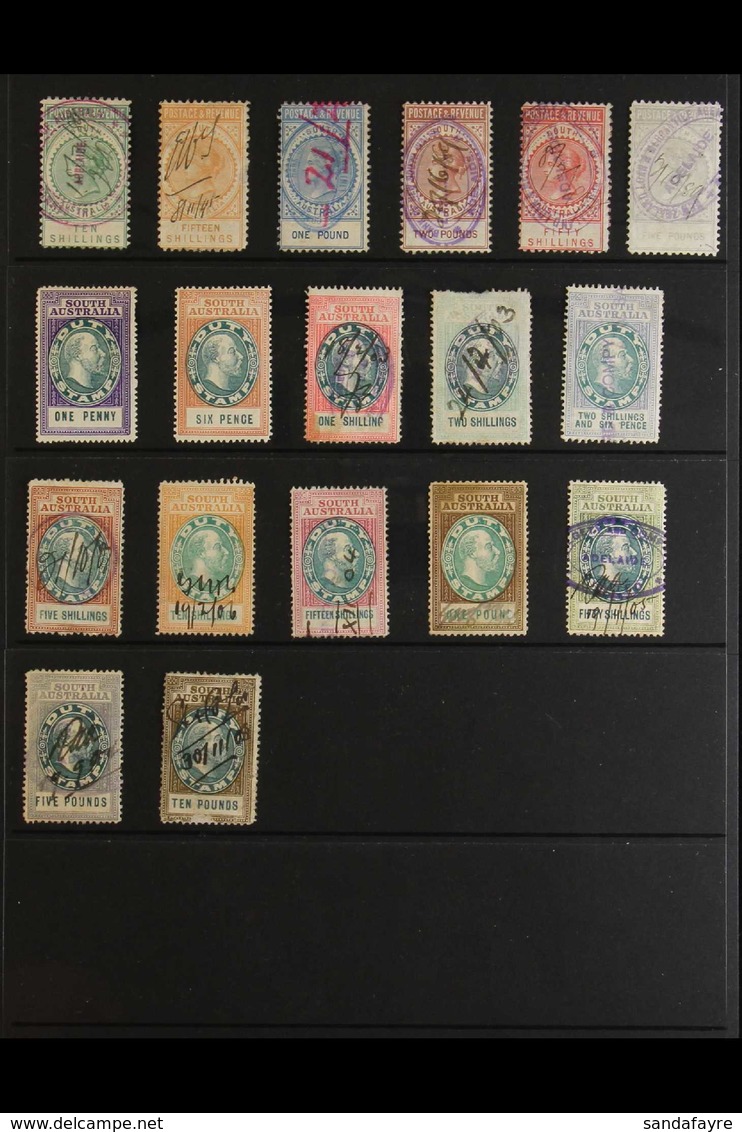 REVENUE STAMPS Impressive Accumulation On Stockleaves, Stockcards And Dealer's Display Sheets. All States Represented Wi - Sonstige & Ohne Zuordnung