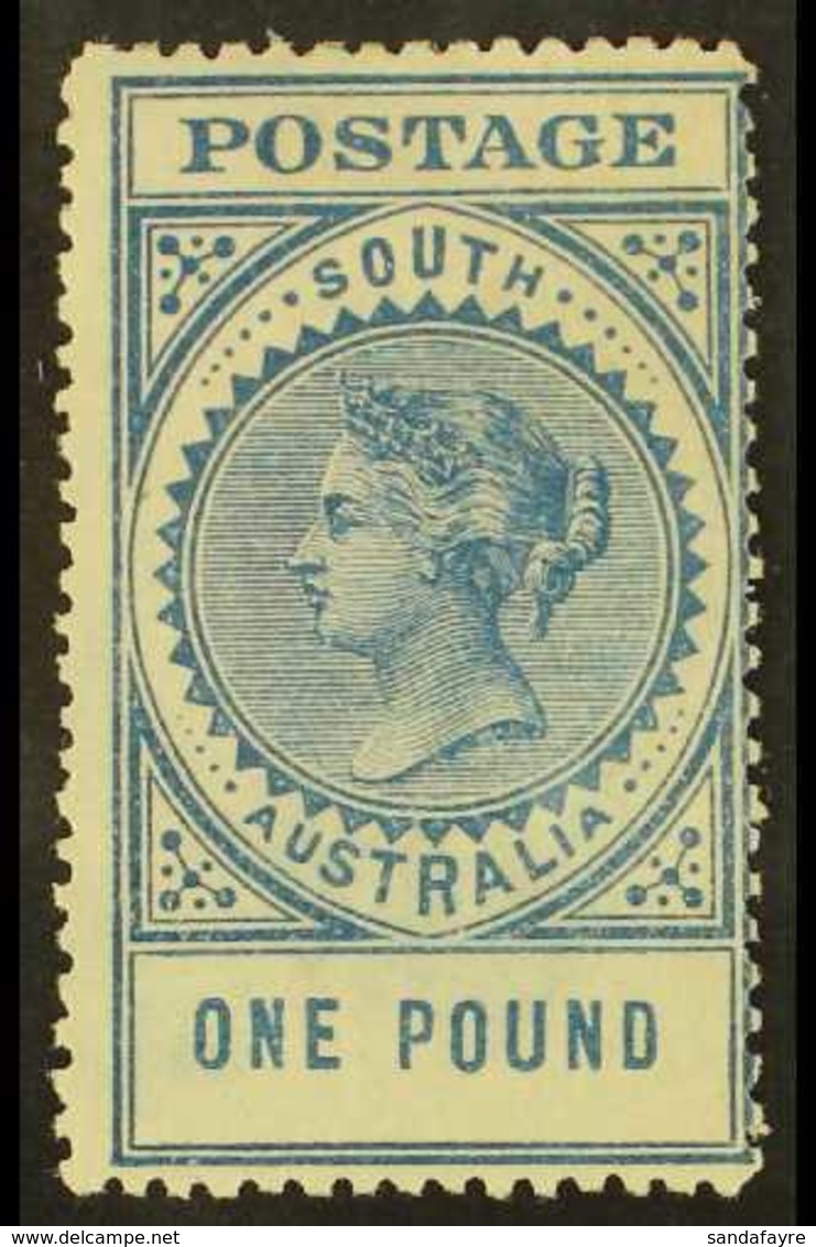 SOUTH AUSTRALIA 1904-11 £1 Blue Perf 12½, SG 292a, Fine Mint, Very Fresh. For More Images, Please Visit Http://www.sanda - Andere & Zonder Classificatie