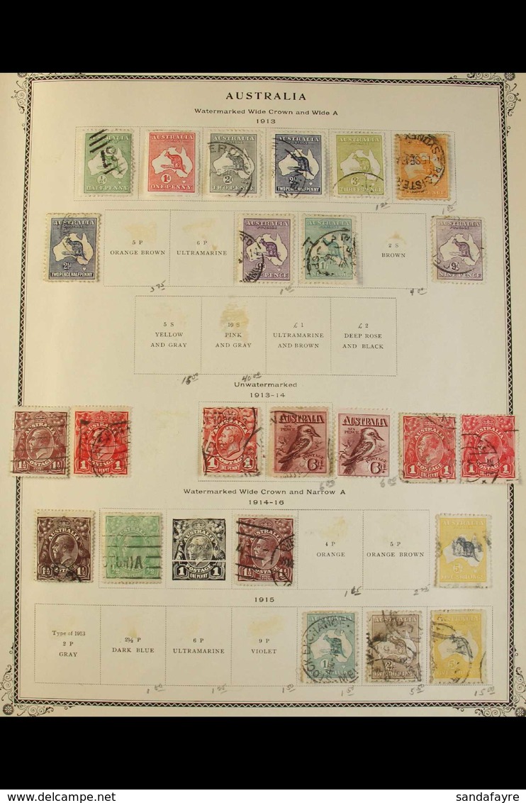 1913-1935 VALUABLE MINT & USED COLLECTION CAT £3000+. A Most Useful Collection, Presented On Printed "Scott" Album Pages - Andere & Zonder Classificatie