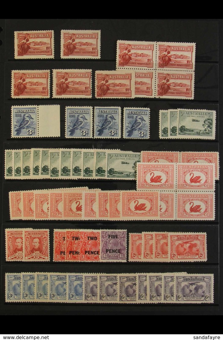 1927-37 KING GEORGE V MINT ASSEMBLY A Fine Mint Assembly Which Includes 1929 3d Air X14 1931 Kingsford-Smith At Least Fo - Altri & Non Classificati