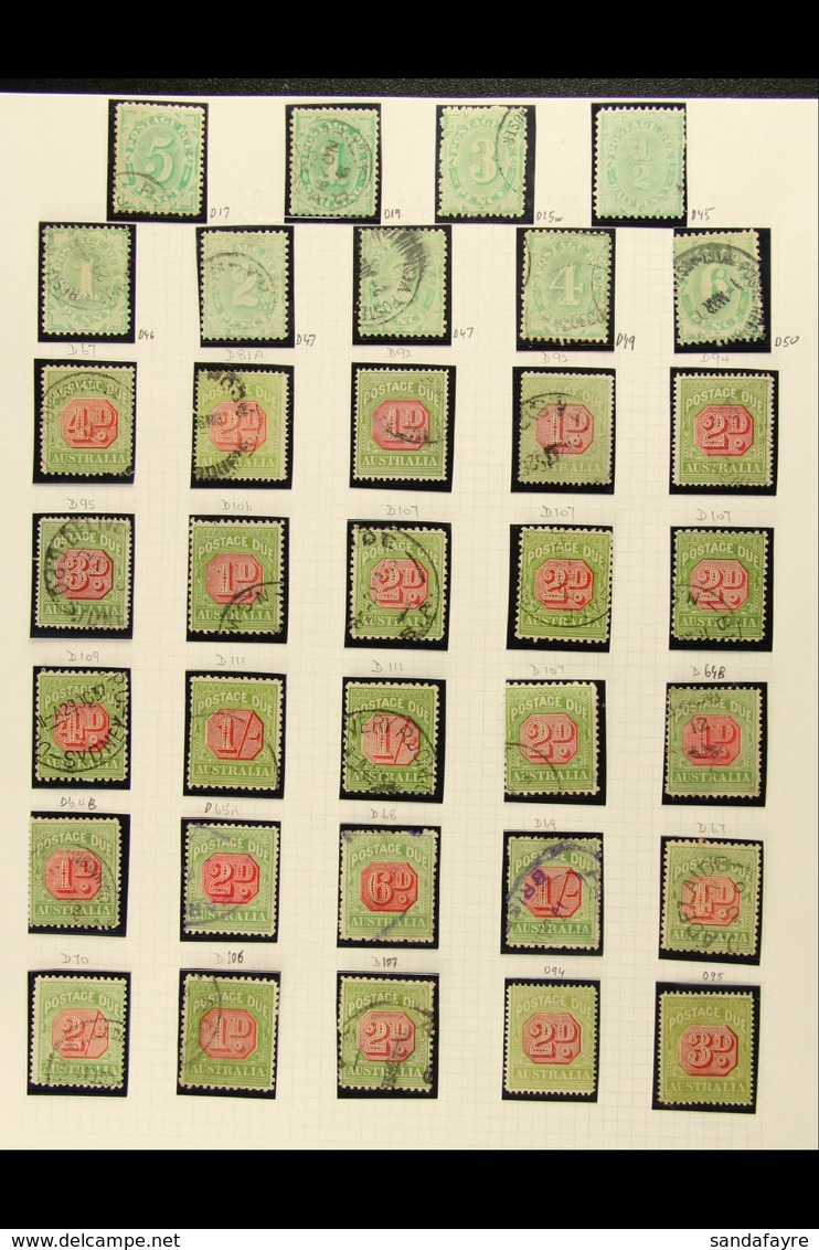 POSTAGE DUES 1902-1958 MINT & USED COLLECTION In Hingeless Mounts On Leaves, Inc 1902-04 Perf 11½,12 5d & 1s And Perf 11 - Altri & Non Classificati