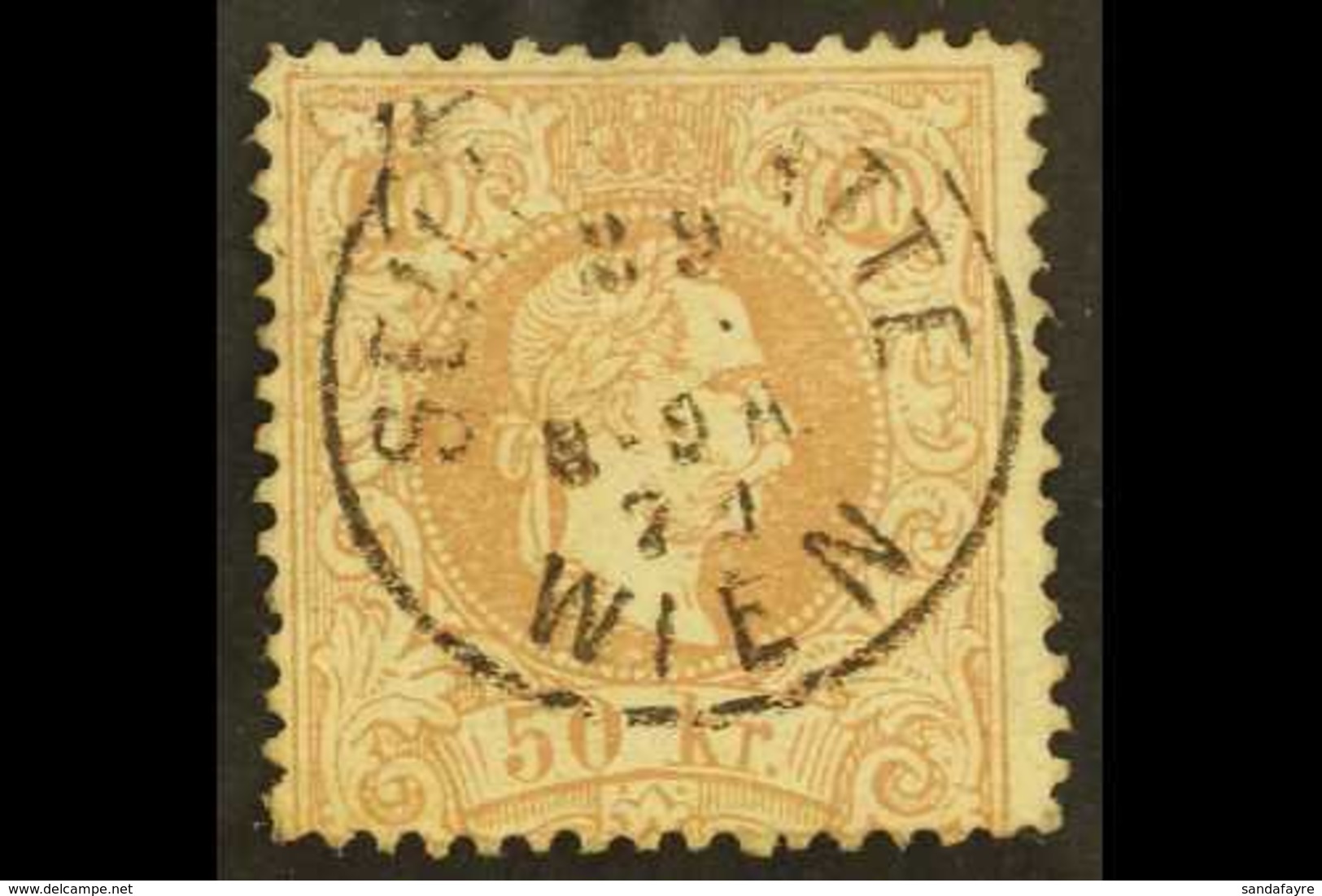 1867-74 50k Brownish Rose, Coarse Printing, Perf.12, Mi 41 I D, Very Fine Used With C.d.s. Postmark. For More Images, Pl - Other & Unclassified