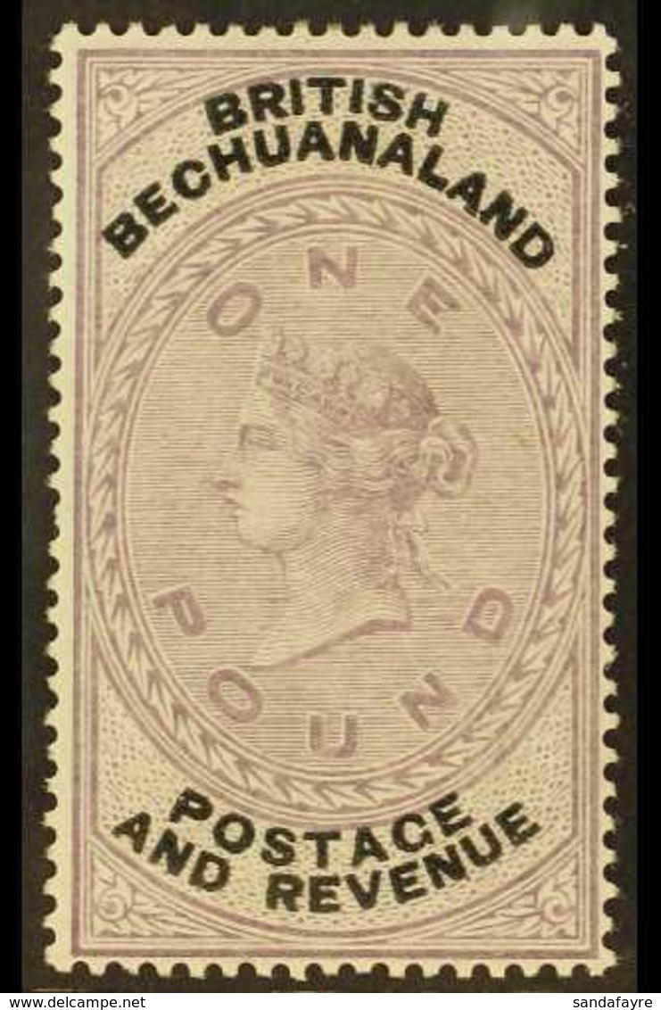 1888 £1 Lilac And Black, SG 20, Mint Lightly Hinged With Glorious Crisp Appearance. A Beauty. For More Images, Please Vi - Andere & Zonder Classificatie