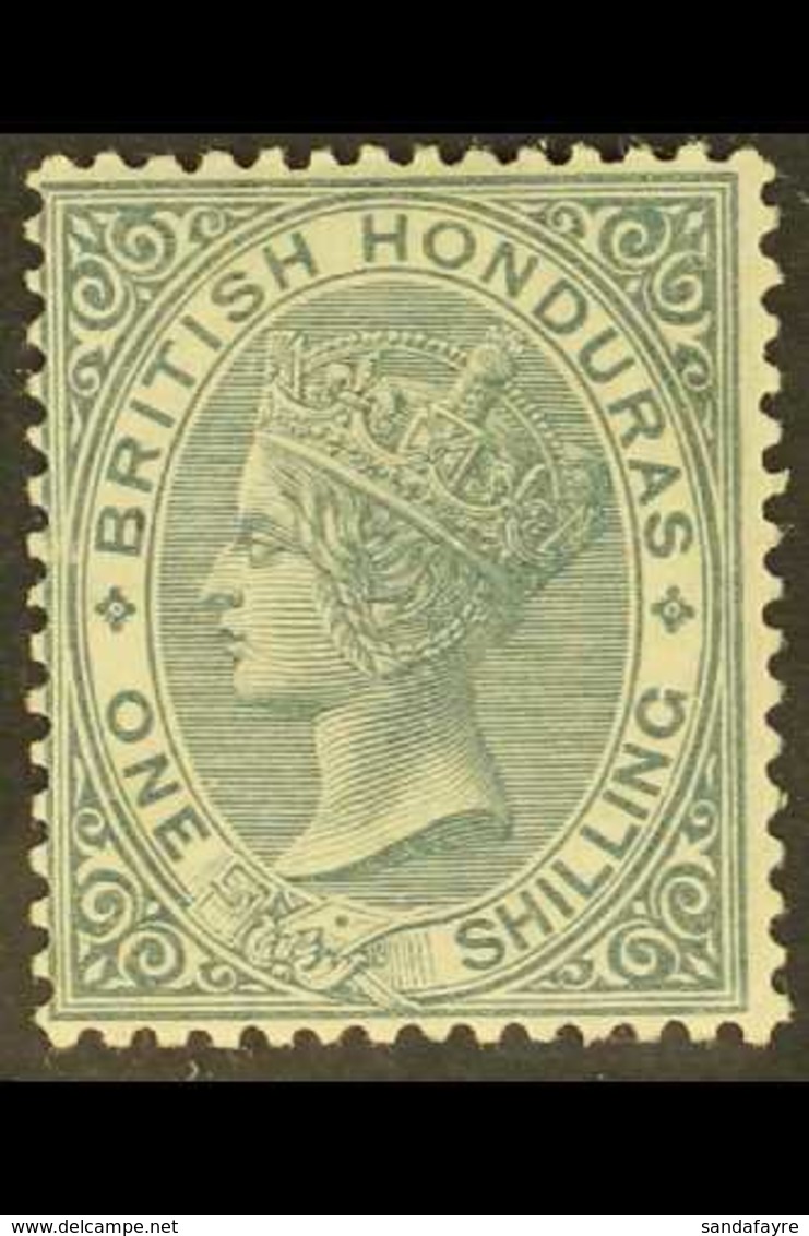 1882-87 1s Grey, CA Wmk, SG 22, Very Fine Mint For More Images, Please Visit Http://www.sandafayre.com/itemdetails.aspx? - Britisch-Honduras (...-1970)
