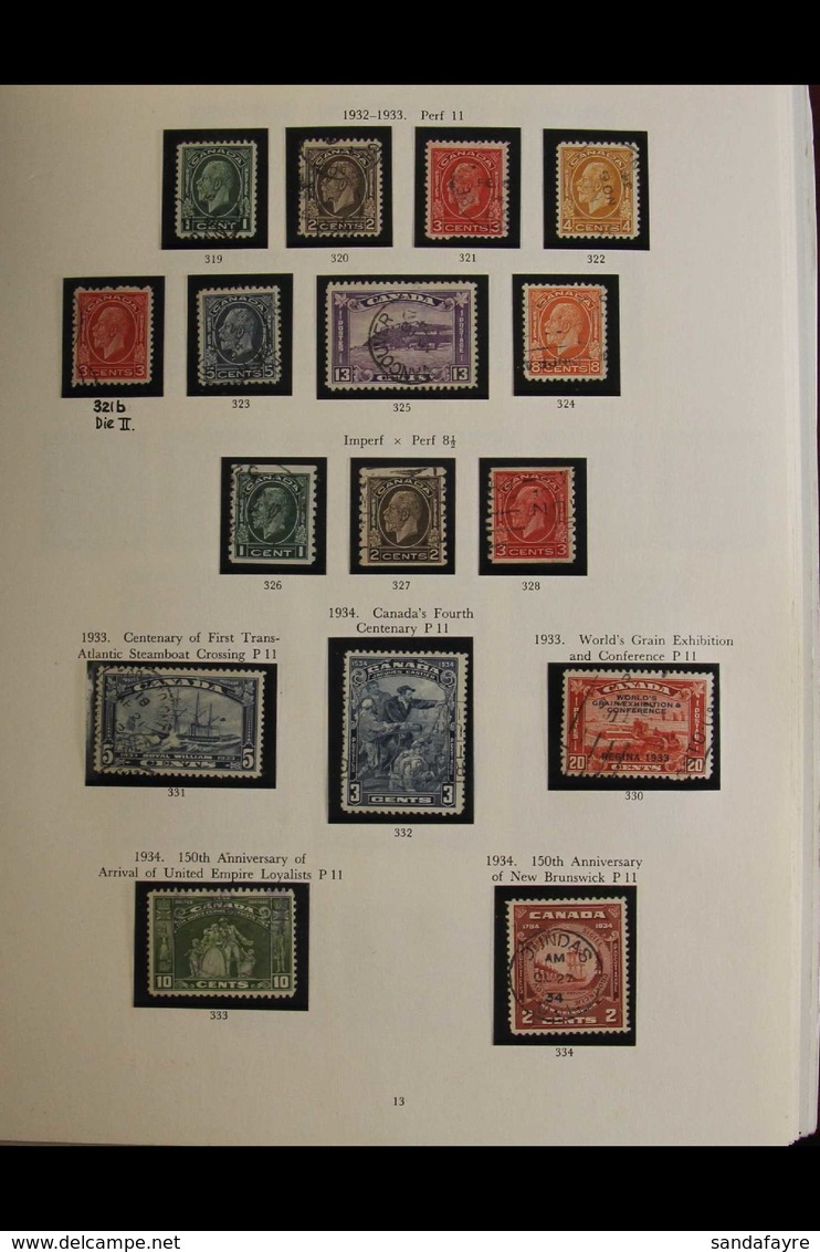 1897-1996 FINE USED COLLECTION IN A PRINTED ALBUM Largely All Different. With QV To 20c; KEVII Including 1908 Quebec Ter - Andere & Zonder Classificatie