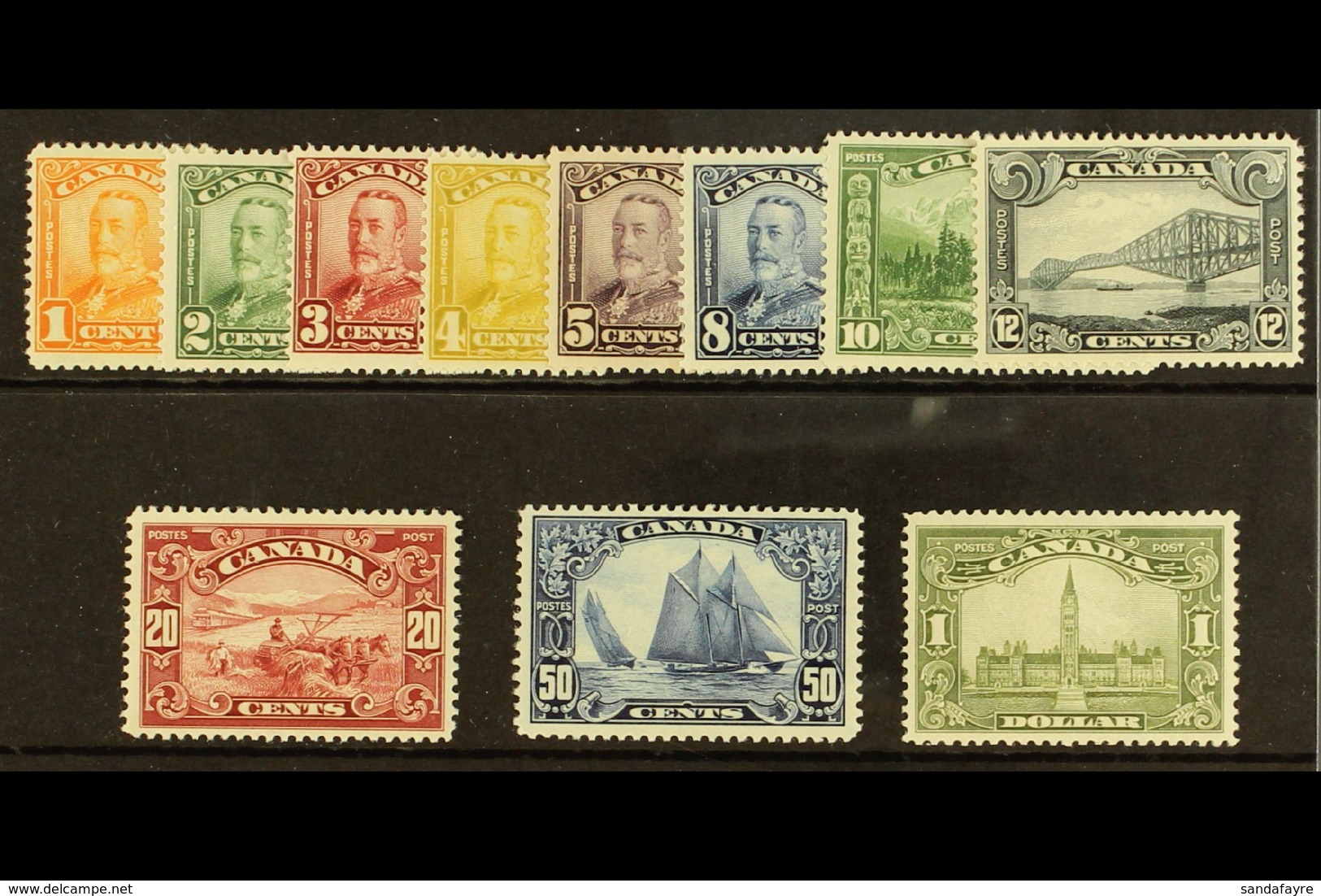 1928-29 Complete Definitive Set, SG 275/285, Very Fine Mint, A Lovely Fresh Set With Well Above Average Centering. (11 S - Andere & Zonder Classificatie