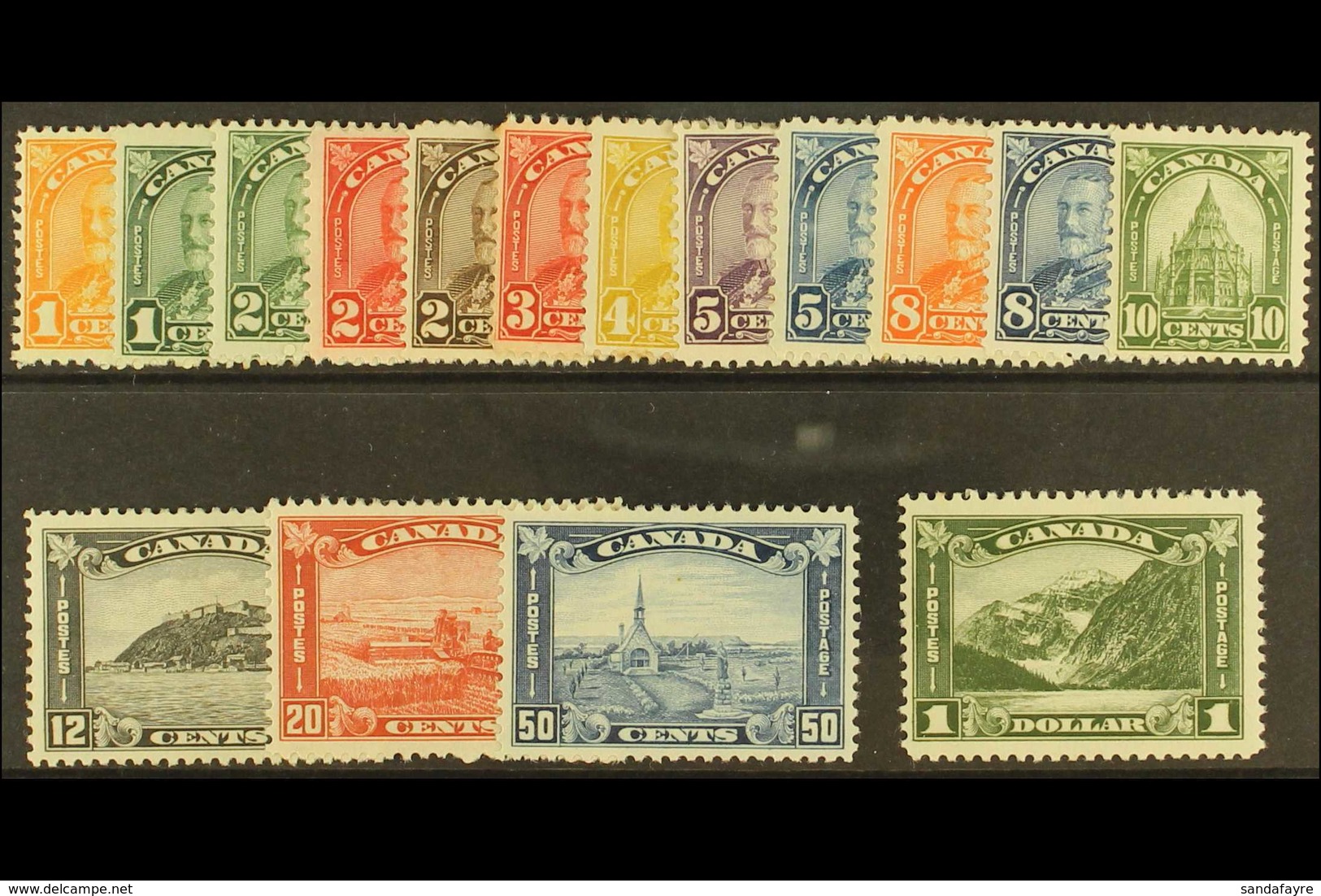 1930-31 Complete Set, SG 288/303, Very Fine Mint. (16 Stamps) For More Images, Please Visit Http://www.sandafayre.com/it - Altri & Non Classificati