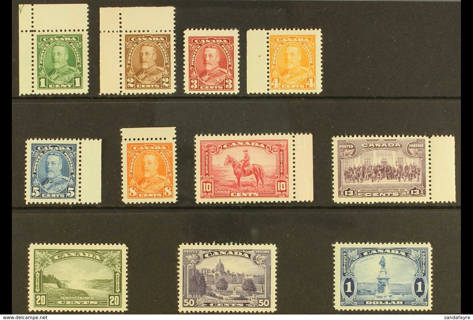 1935 Pictorial Definitive Set, SG 341/51, Fine Mint With A Few Gum Faults (11 Stamps) For More Images, Please Visit Http - Andere & Zonder Classificatie