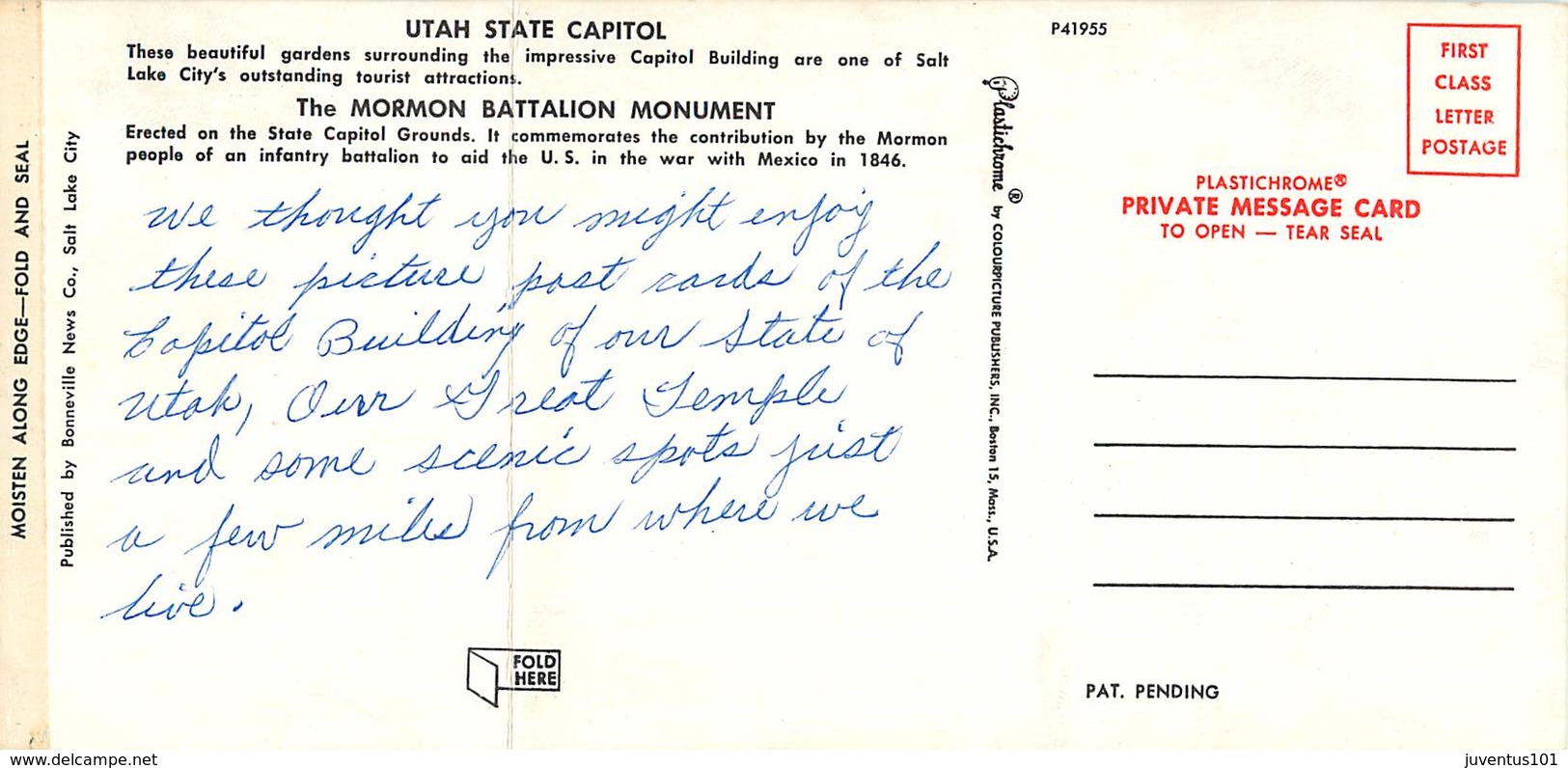 CPSM Utah State Capitol                     L2641 - Autres & Non Classés