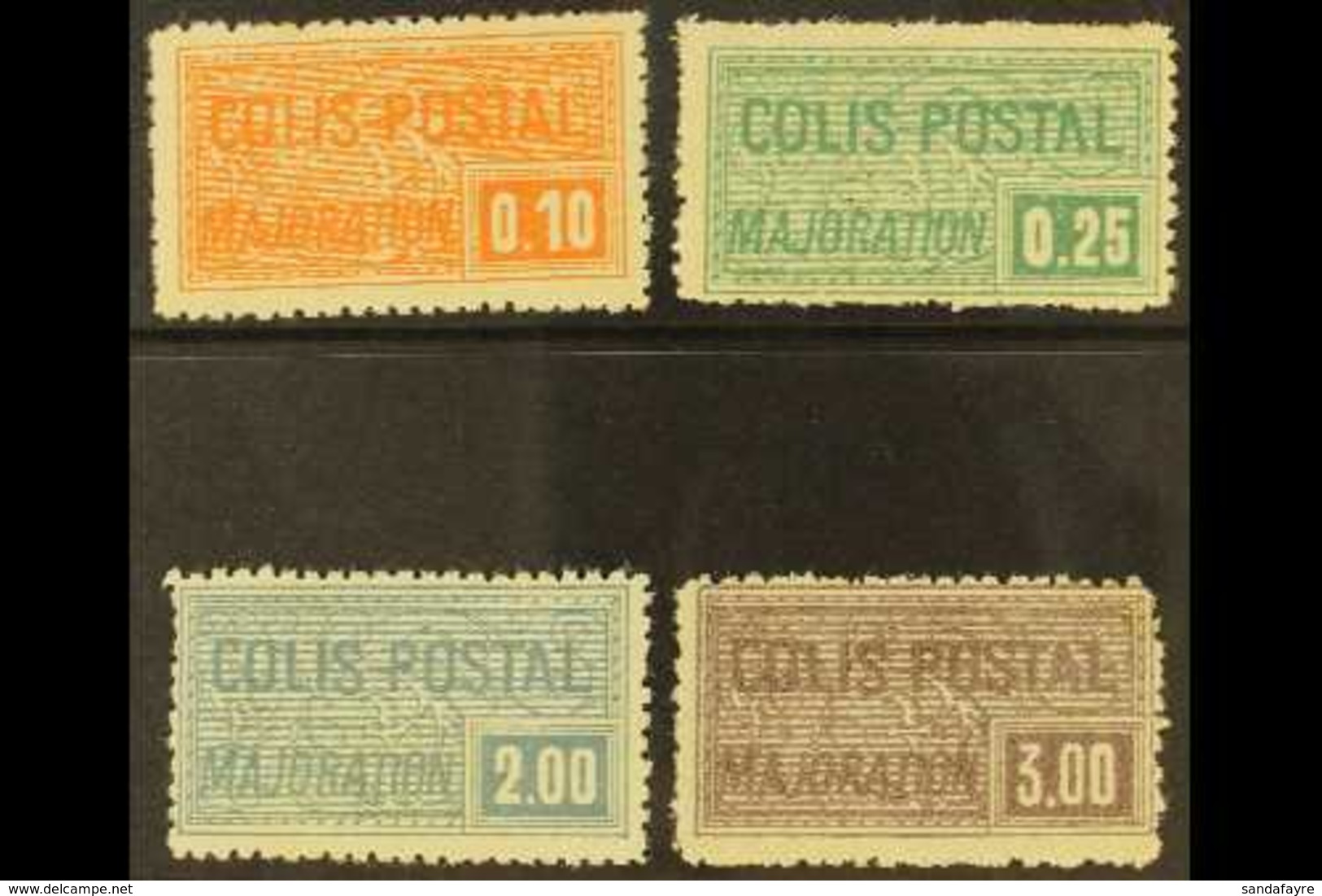 PARCEL POST 1926 'Majoration' Complete Set, Yvert 77/80, Fine Mint, Fresh Colours. (4 Stamps) For More Images, Please Vi - Andere & Zonder Classificatie